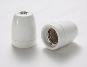 E27陶瓷灯头 白色
