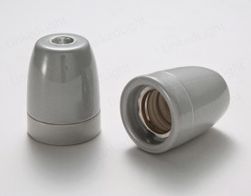 E27陶瓷灯头 灰色