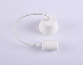 E27硅胶吊灯  白色