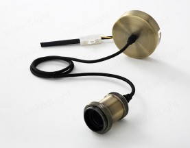E27金属吊灯  青古铜