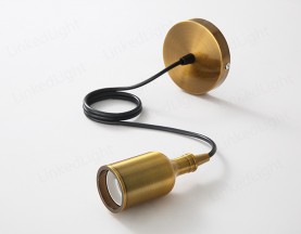 E27金属吊灯  金古铜