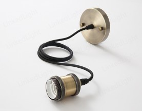 E27金属吊灯  青古铜