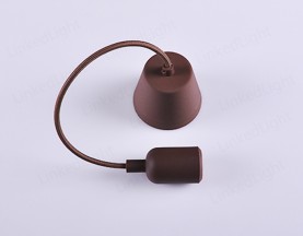 E27硅胶吊灯 棕色