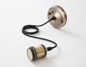 E27金属吊灯  青古铜