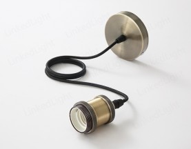 E27金属吊灯  青古铜