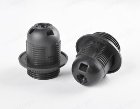 E27塑料灯头 全螺纹